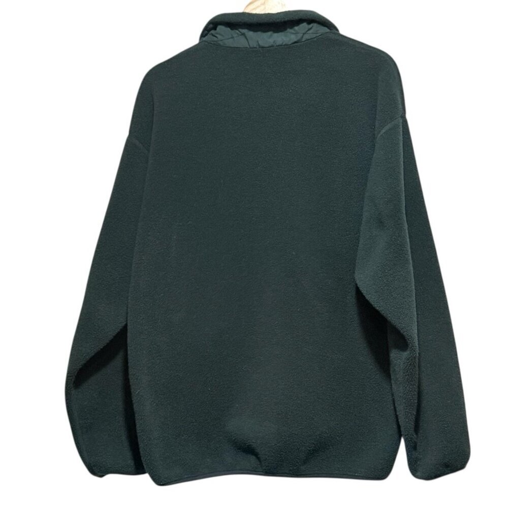 Vintage Patagonia 25410 Size Large Hunter Green Synchilla Mens Zip Fleece Jacket - Picture 3 of 11
